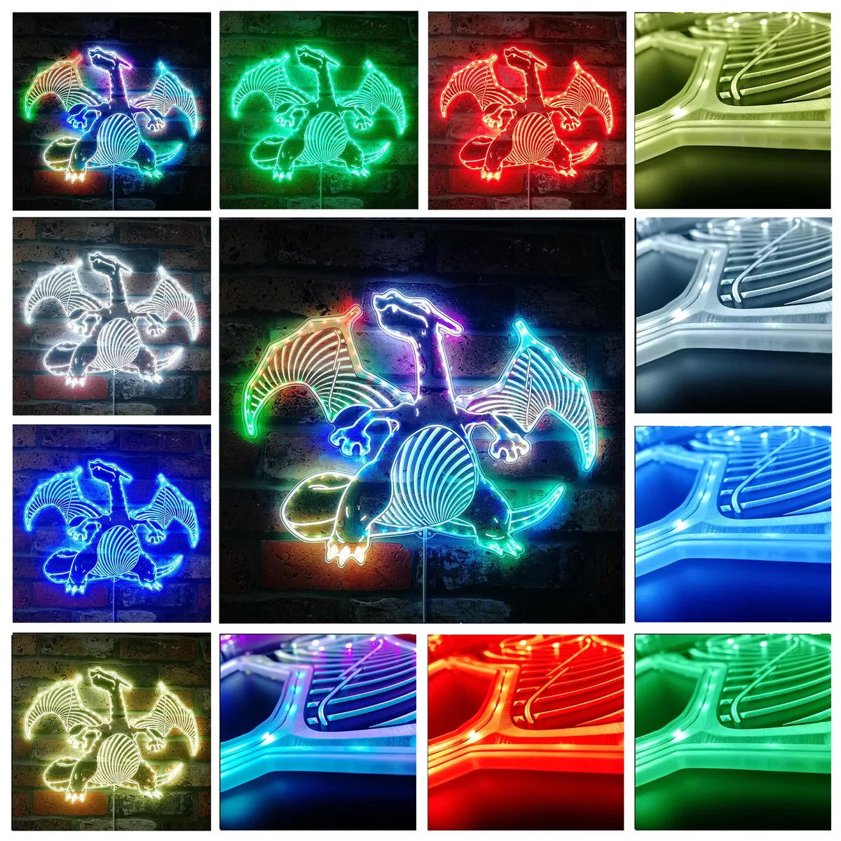 Pokemon Charizard RGB LED Sign