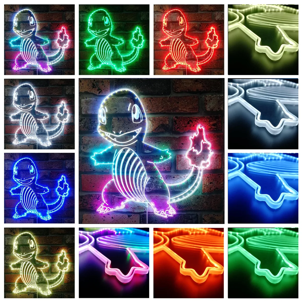 Pokemon Charmander RGB LED Sign