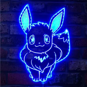 Pokemon Eevee Front RGB LED Sign