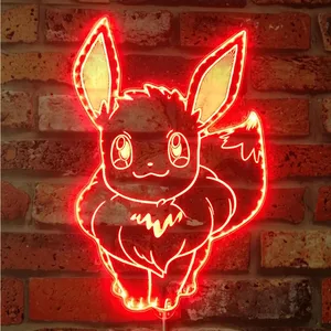 Pokemon Eevee Front RGB LED Sign