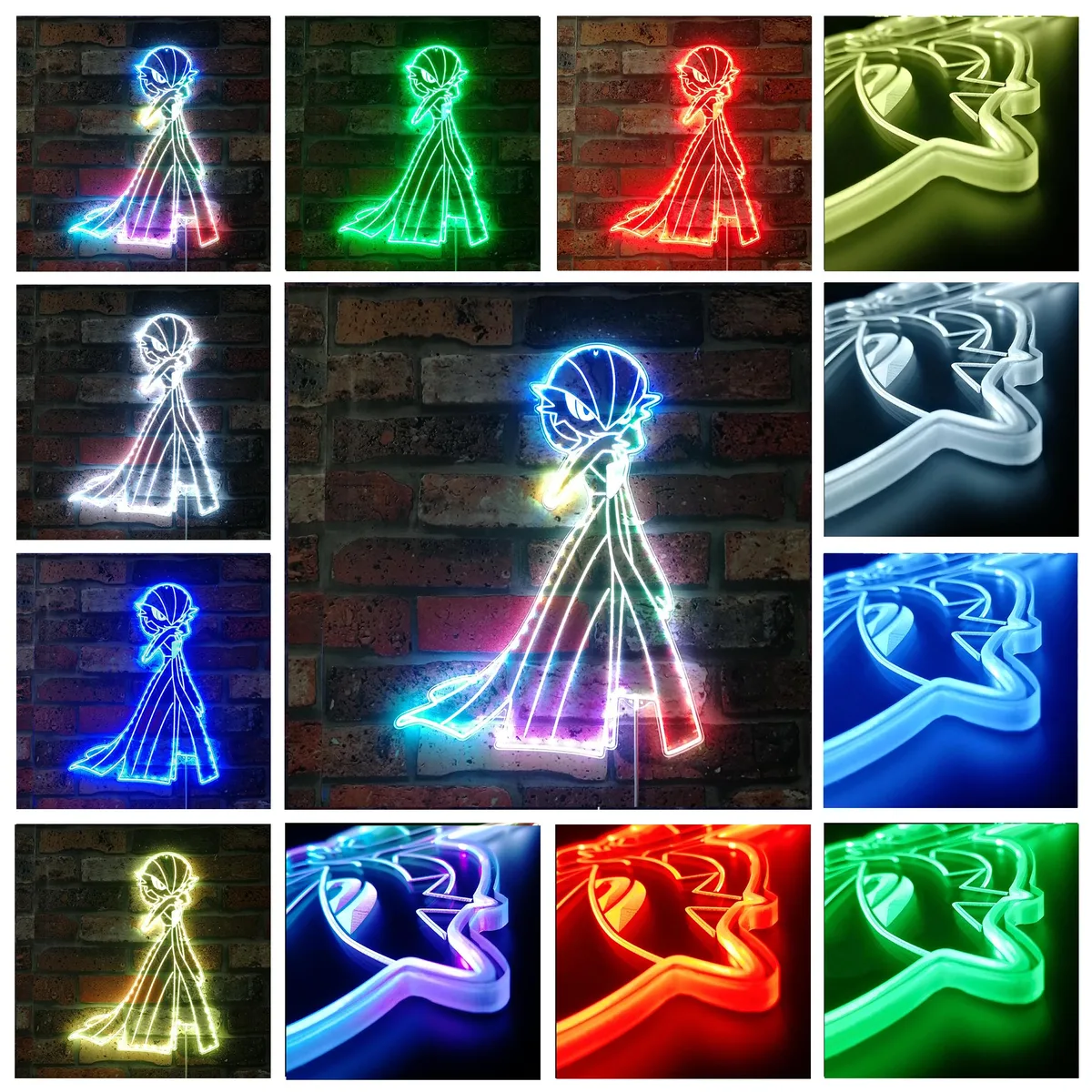Pokemon Gardevoir RGB LED Sign