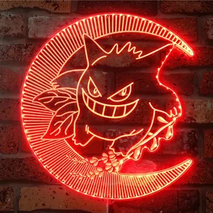 Pokemon Gengar RGB LED Sign