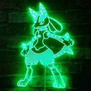Pokemon Lucario RGB LED Sign