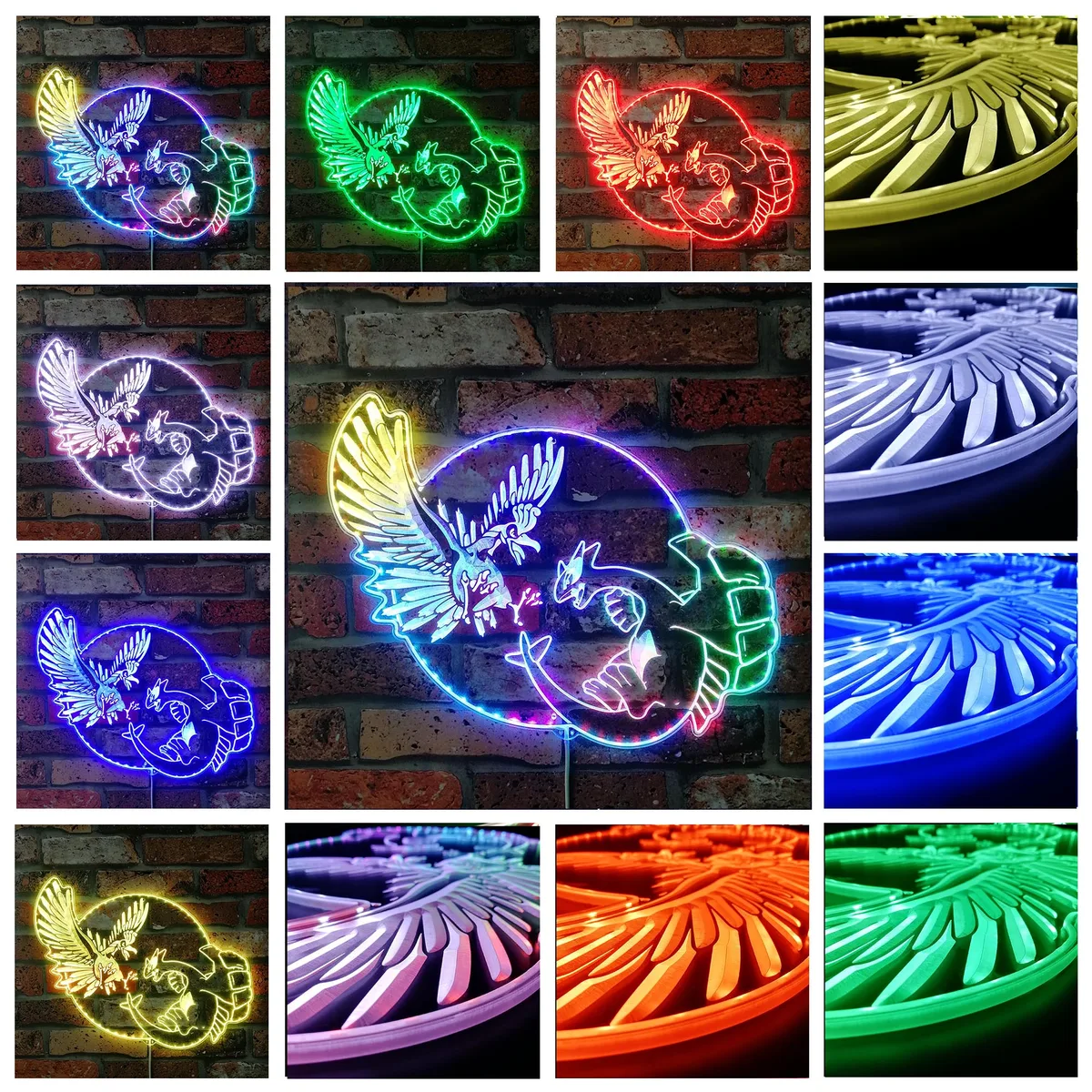 Pokemon Lugia RGB LED Sign
