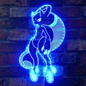 Pokemon Mewtwo RGB LED Sign