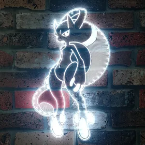 Pokemon Mewtwo RGB LED Sign