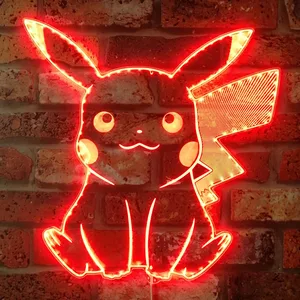 Pokemon Pikachu RGB LED Sign