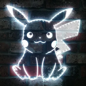 Pokemon Pikachu RGB LED Sign