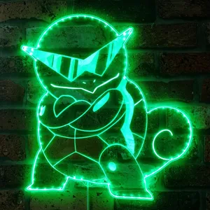Pokemon Squirtle RGB LED Sign