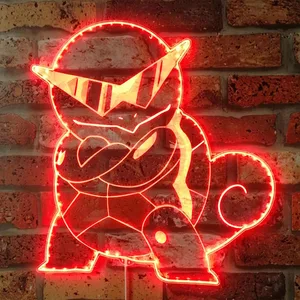 Pokemon Squirtle RGB LED Sign