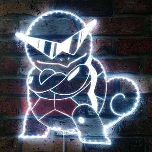 Pokemon Squirtle RGB LED Sign