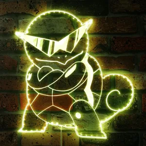 Pokemon Squirtle RGB LED Sign