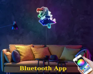 Pokemon Totodile RGB LED Sign