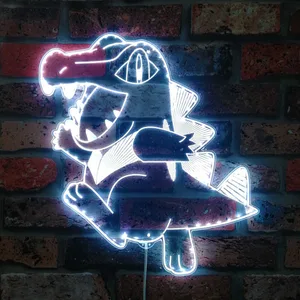 Pokemon Totodile RGB LED Sign