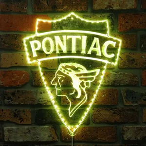 Pontiac 1930 Old Logo RGB LED Sign
