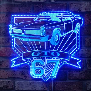 Pontiac 1967 GTO RGB LED Sign