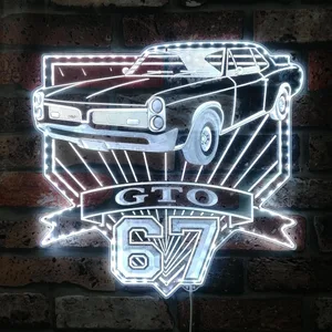 Pontiac 1967 GTO RGB LED Sign