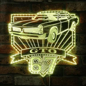 Pontiac 1967 GTO RGB LED Sign