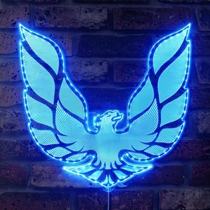 Pontiac Firebird Logo RGB LED Sign