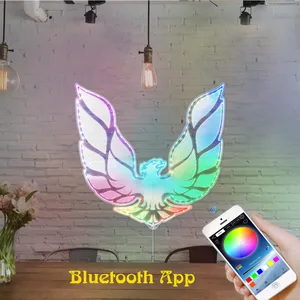 Pontiac Firebird Logo RGB LED Sign
