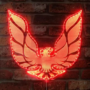 Pontiac Firebird Logo RGB LED Sign