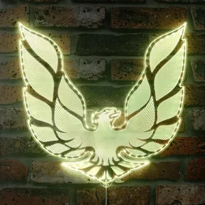 Pontiac Firebird Logo RGB LED Sign