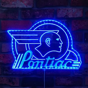 Pontiac Vintage 50s RGB LED Sign