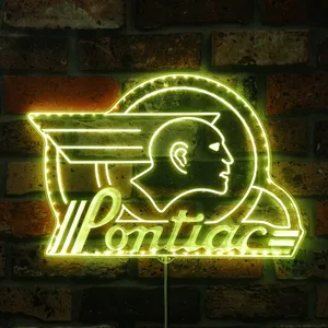 Pontiac Vintage 50s RGB LED Sign