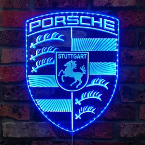 Porsche Logo RGB LED Sign