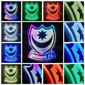 Portsmouth F.C. Logo RGB LED Sign
