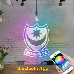 Portsmouth F.C. Logo RGB LED Sign