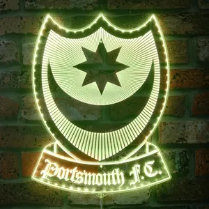 Portsmouth F.C. Logo RGB LED Sign