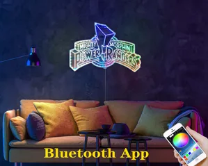 Power Rangers Mighty Morphin Power Rangers RGB LED Sign