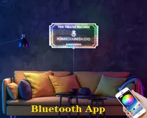 Power Sound Audio Theater Sign RGB LED Sign