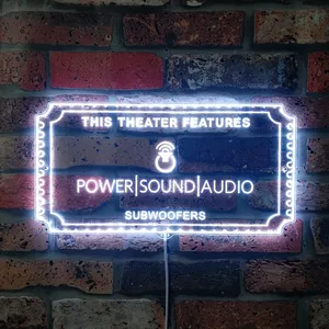 Power Sound Audio Theater Sign RGB LED Sign