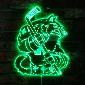 Quebec Nordiques Bardown RGB LED Sign