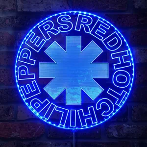 Red Hot Chili Peppers Logo RGB LED Sign