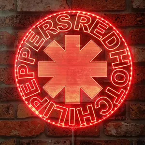 Red Hot Chili Peppers Logo RGB LED Sign