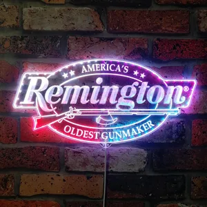Remington Arms Logo RGB LED Sign