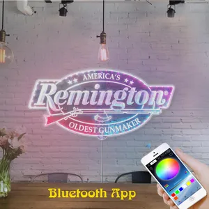 Remington Arms Logo RGB LED Sign