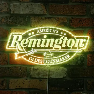 Remington Arms Logo RGB LED Sign