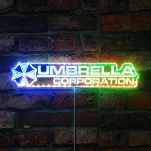 Resident Evil Umbrella Corporation RGB LED Sign