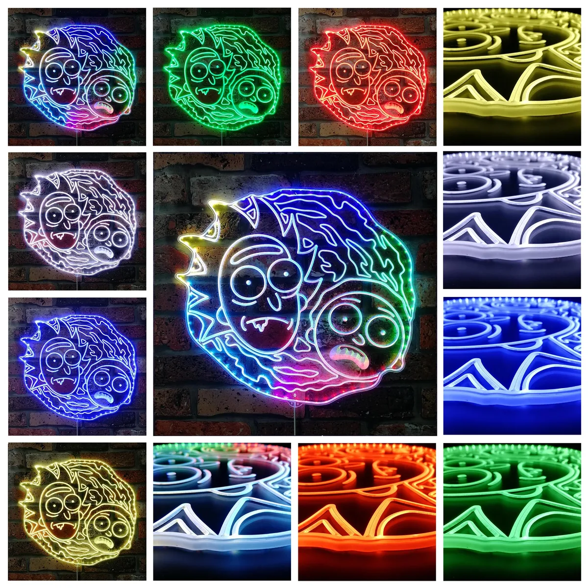 Rick and Morty Rick and Morty RGB LED Sign