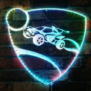 Rocket League Logo RGB LED Sign