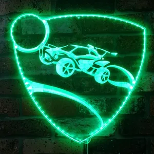 Rocket League Logo RGB LED Sign
