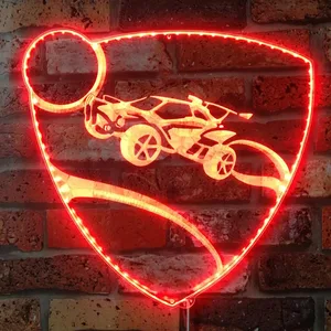 Rocket League Logo RGB LED Sign
