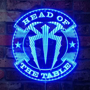 Roman Reigns Head of the Table RGB LED Sign