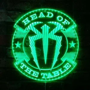 Roman Reigns Head of the Table RGB LED Sign