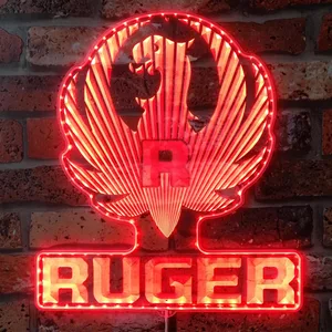 Ruger Logo RGB LED Sign