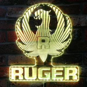 Ruger Logo RGB LED Sign